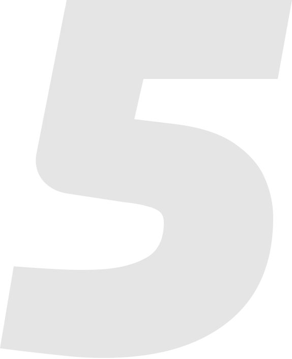 Background with number five